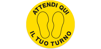 Attendi qui il tuo turno - Coronavirus Covid-19